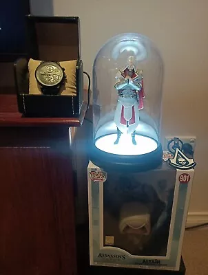 Assassins Creed Collection Items Watch Lamp Game Pop Vinyl And Key Ring.  • $50