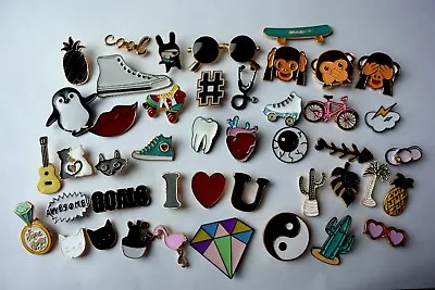 Funky Badges Fashion Pin Brooch Badge Metal Enamel Pins Styles Clothes UK Seller • £3.30