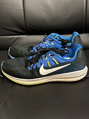 Nike Air Zoom Structure 20 Running Shoes - Black Blue - US 8 • $29.99