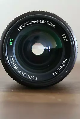 Kenlock Mctor Lens 35-70mm F3.5 Pentax Fit A Japan Made Vintage Street Classic • £29.99