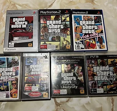 Grand Theft Auto Bundle PS3 PS2 PSP • $40