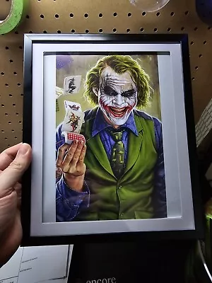 Joker Batman Art Custom 8x10 Framed Art Glass • $21.99