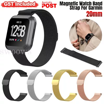 Magnetic Watch Band Strap For Garmin Vivoactive 3丨Vivomove HR丨Forerunner 245 • $8.05