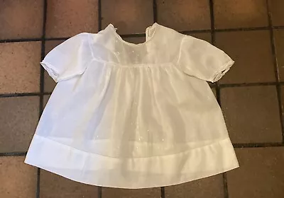 Vintage Child's Dress In Fine White Lawn  • £8