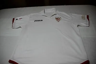 T-Shirt Official Sevilla.f.c Cup Final King 2007 Against Getafe Joma Size XL • £40.99