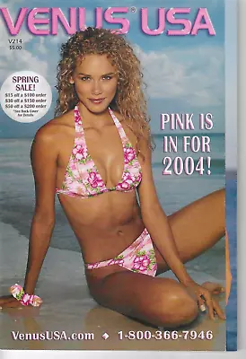 Vintage 2004 Venus USA Swimwear Catalog Bikini Swimsuit Fashion Magazine V214 • $29.99
