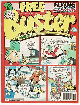 £1 • Buy Buster Fortnightly Comic 2/95 3rd February 1995 Chalky XRay Specs Leopard LimeSt
