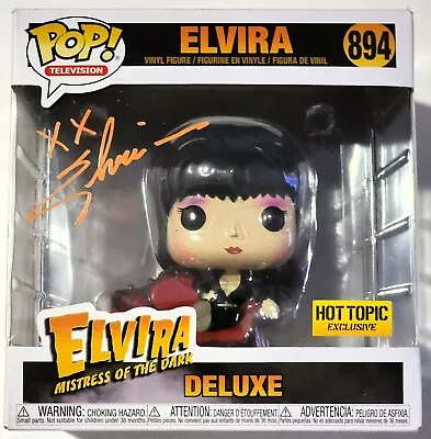 Elvira Signed Mistress Of The Dark Signed Deluxe Funko Pop Figure #894 JSA COA • $140