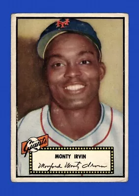 1952 Topps Set-Break # 26 Monte Irvin LOW GRADE (filler) (black Back) *GMCARDS* • $0.79