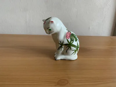 £45 • Buy Vintage Wemyss Bovey Plichta Cat Decorated With Flowering Thistles