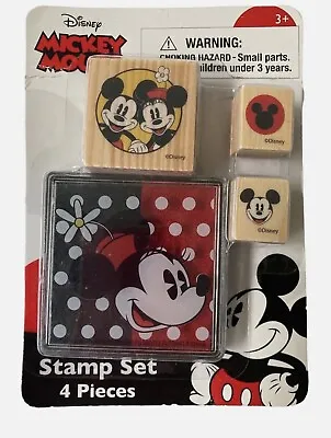 Disney Mickey Mouse Stamp Set 4 Pieces NOS Sealed • $8