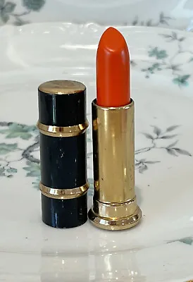 Vintage Collectible Coty Cremestick Lipstick Blue  Gold  Tube Spotlight Orange • $31.49
