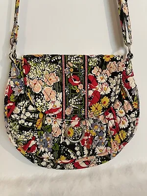 Vera Bradley Saddle Up Poppy Field Crossbody Magnetic Closure • $17.99