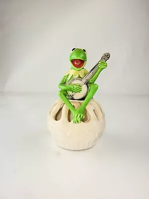 1980’s Sigma The Tastesetter Kermit The Frog Lidded Bowl- Vintage Ceramic Kermit • $49.99