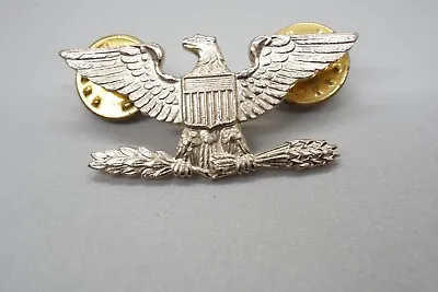 Vietnam War Sterling Army Colonel Rank Eagle Shoulder Insignia Pin By Denmark • $19.99