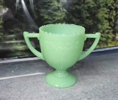 Antique McKee Laurel Jadeite Sugar Bowl Cup Rare Collectible! • $29.99