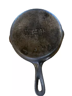 Vintage Wapak No. 3 A Cast Iron Small Skillet • $49.99