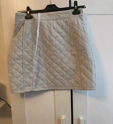 Missguided Light Green Quilt Skirt Size 12 BNWT • £5