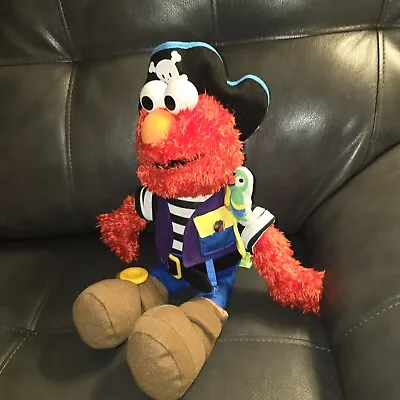 Teach Me Elmo Doll Dressed As Pirate Sesame Street Plush 17” Gund  2017 • $18.99