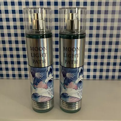 2X ~ Bath & Body Works ~ Fine Fragrance Mist ~ MOONLIGHT PATH ~ 8 Oz • $24.50