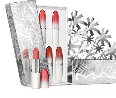 M A C - 5 Piece Full Size Matte Lipstick Gift Set In Presentation Case— RRP £150 • £120