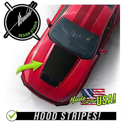 Hood Scoop Racing Stripes Decals 2 Compatible With 2024 & Up Ford Mustang • $54.99