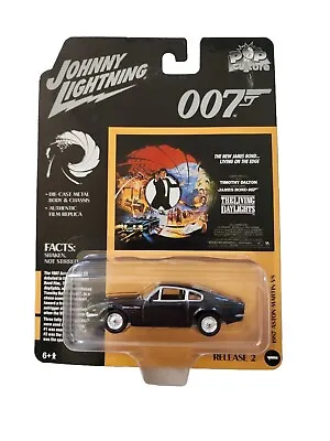 Johnny Lightning Pop Culture James Bond 007 1987 Aston Martin V8 Black • $10.39