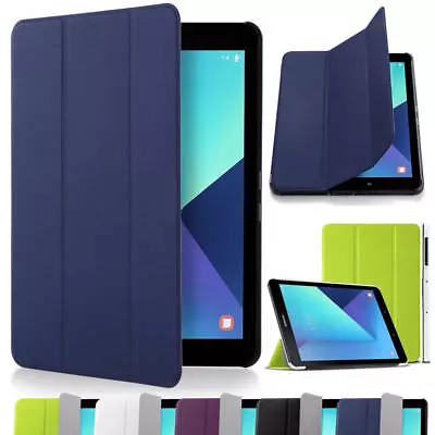 Slim Smart Flip Case Cover For Samsung Galaxy Tab E 9.6  T560 A 10.1  T580 T585 • £5.99