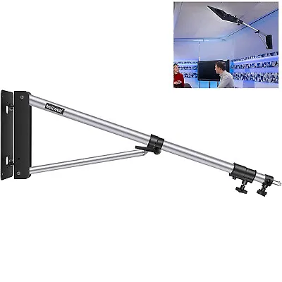 Neewer Wall Mounting Boom Arm With Triangle Base For Ring Light ReflectorLight • £62.99