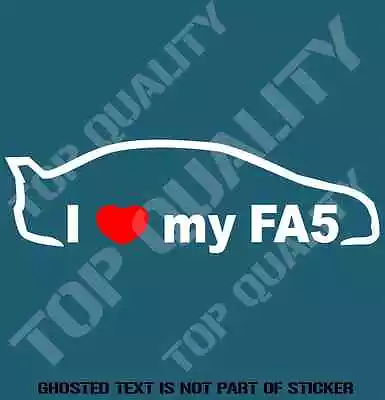 $5.50 • Buy I Love My Fa5 Decal Sticker To Suit Honda Jdm Rally Drift Decals Stickers