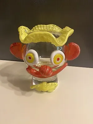 Vintage Murano Art Glass Clown Bowl • $24.99