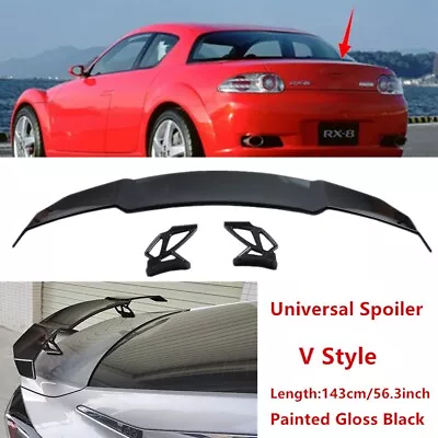 Fit For Mazda RX-8 2004-2011 Coupe Rear Trunk Lid Racing Spoiler Wing Universal • $99.88