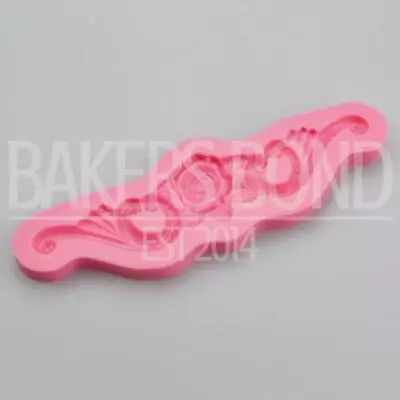 £4.20 • Buy Baroque Vintage Rose Leaf Silicone Mould Swirls Cake Fondant Sugarcraft Topper
