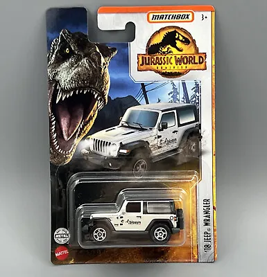 Matchbox Jurassic World Dominion '18 Jeep Wrangler Biosyn Read Description • $11.87