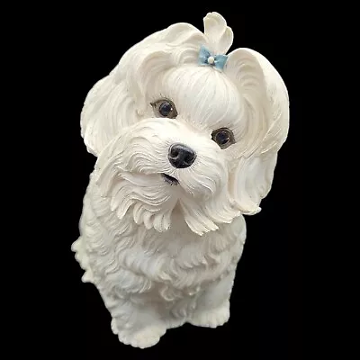 Danbury Mint Maltese Dog Sculpture • $59.88