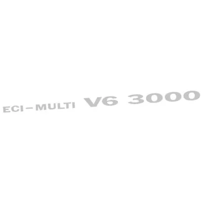 Mitsubishi Pajero Decal : Eci-multi V6 3000 (silver) • $12.50