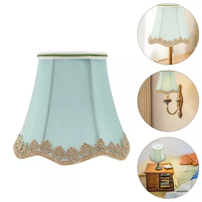  2 Pcs Lace Lamp Shade Replacement Shades Fabric Lampshade Wall • £14.63