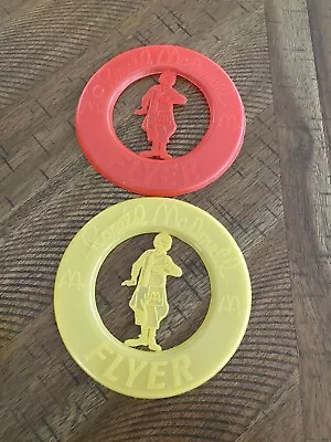 VINTAGE Ronald McDonald Flyer - 1980's Happy Meal Toy Lot - Frisbee Disc 6  READ • $10