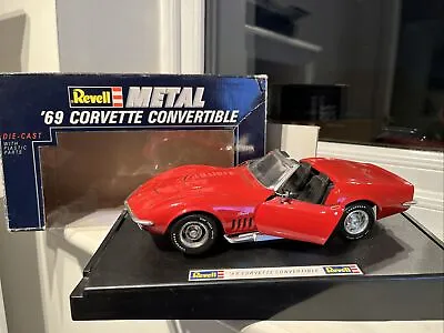 Rare Revell 1:18 08819 ‘69 Corvette Convertible Diecast Model • £30