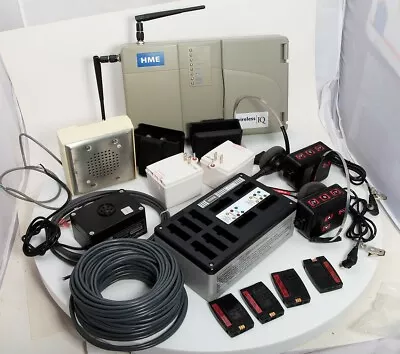 $1499.99 • Buy Drive Thru Intercom HME Base6000 +COM6000 +Headsets Speaker Mic Battery Charger