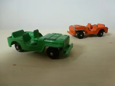 2 Vintage Marx Toys Bulldog Willys Jeeps Pair Of   • $7.45