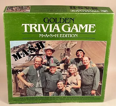 MASH Trivia Game 1984 Golden • $10