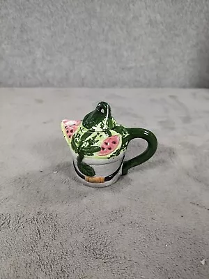 Vintage Watermelon Mini Teapot Summer Farmhouse 3” • $12.98