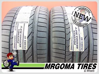 Set Of 2 Brand New 275/35/18 Bridgestone Potenza Re050a Rsc Rft Tires 2753518 • $450