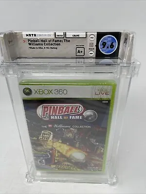 Pinball Hall Of Fame The Williams Collection Xbox 360 Graded WATA 9.6 A+ Sealed • $164.02