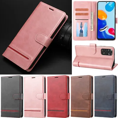 Matte For Xiaomi Poco X5 Pro Redmi 12C A1 Note 12 Wallet Leather Flip Case Cover • $15.48