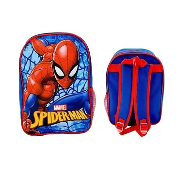 £9.99 • Buy Marvel Spider-Man Bookbag Backpack Boys Shoulder Bag Superhero Kids School Gift