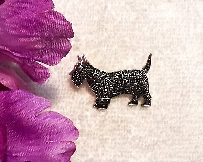 Classic Pin Brooch Terrier Beagle Puppy Pet Canine Dachshund Silver Tone Vl-b3 • $4.39