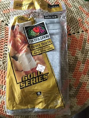 Vintage FOTL Gold Series Boxer Briefs Underwear Men Medium 34-36 One USA 90s • $24