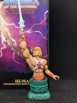 Icon Heroes Masters Of The Universe Motu He-man Paper Weight Bust Statue 222/500 • $99.99